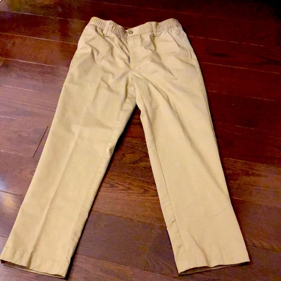 Lands End Husky Elastic Waist Khakis size 12H - Picture 1 of 5